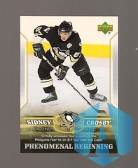 2006-07 UD Phenomenal Beginning Silver Sidney Crosby #20 Pittsburgh Penguins